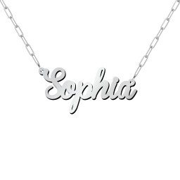 Personalised Name Necklace in 925 Sterling Silver
