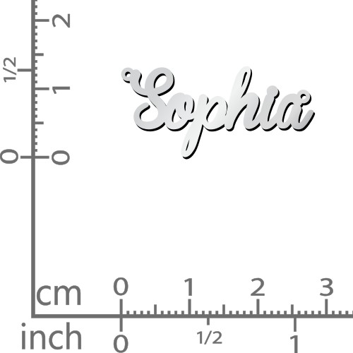 Personalised Name Necklace – Sterling Silver