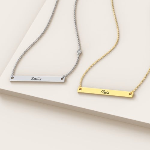 Classic Name Bar Pendant