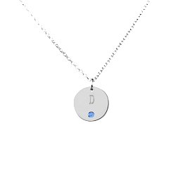 Personalised Initial Disc Pendant