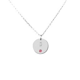 Personalised Initial Disc Pendant