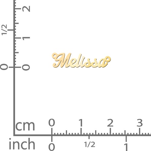 Dainty Personalised Name Necklace – 18K Gold Plated Silver