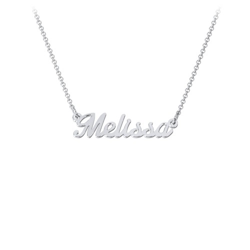 Dainty Personalised Name Necklace – Sterling Silver