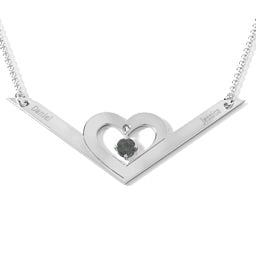 Secret Admirer Engravable Heart Necklace