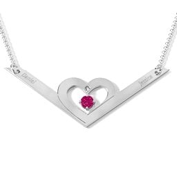 Secret Admirer Engravable Heart Necklace