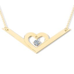 Secret Admirer Engravable Heart Necklace