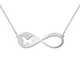 Pretty Wings Infinity Name Necklace
