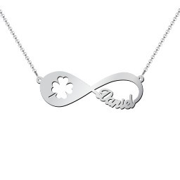 Lucky Me Infinity Name Necklace