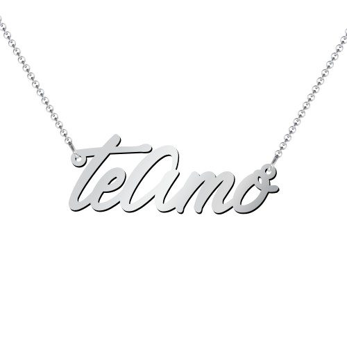 Te Amo Pendant – Sterling Silver