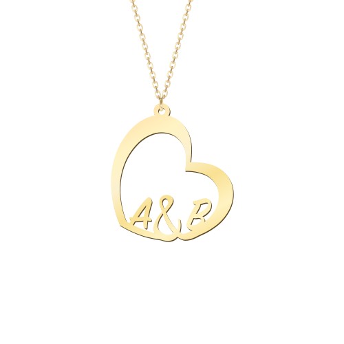 You'll Be In My Heart Pendant – 9kt Yellow Gold