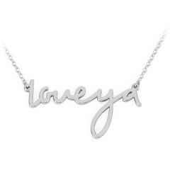 Love Ya Necklace – 9kt Yellow Gold