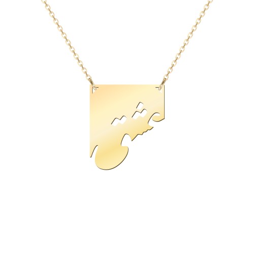 Eshgh Farsi Love Necklace – 9kt Yellow Gold