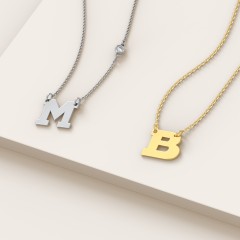 Initial Letter Necklace