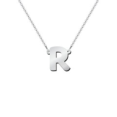 Initial Letter Necklace – 18K Gold Plated Silver