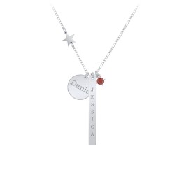 Milestone Necklace with Star Charm