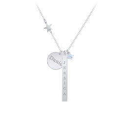 Milestone Necklace with Star Charm