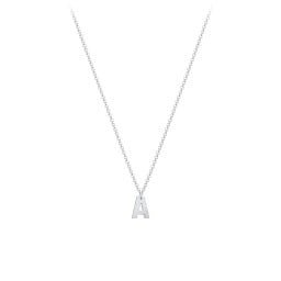 Initial Necklace with 1 Letter - Modern