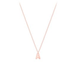 Initial Necklace with 1 Letter - Modern
