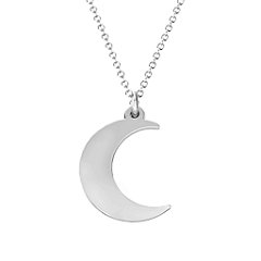 Crescent Moon Necklace – 9kt Yellow Gold