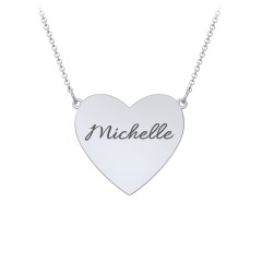 Call It A Crush Heart Necklace – 18K Gold Plated Silver