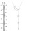 Lariat with Moon and Star Charms – Sterling Silver