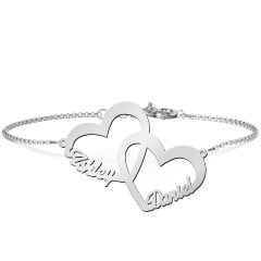 Interlocked in Love Name Bracelet