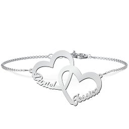Interlocked in Love Name Bracelet