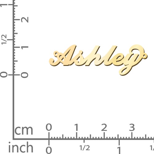 The Flourish Name Bracelet – 9kt Yellow Gold