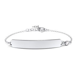 Engravable Classic Bracelet with Birthstone