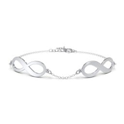 Engravable 2 Infinity Bracelet