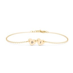Engravable 2 Hearts Bracelet