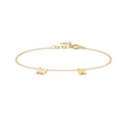 Initial Bracelet with 2 Letters - Modern