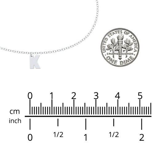 Initial Bracelet with 3 Letters - Modern – Sterling Silver