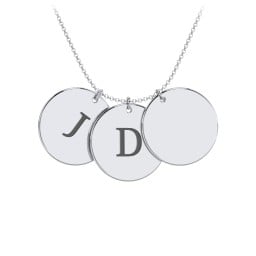 Engravable 3 Disc Pendant