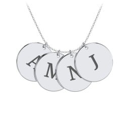 Engravable 4 Disc Pendant