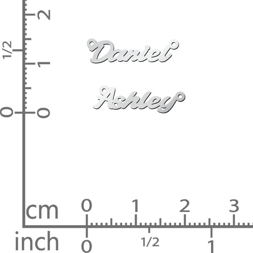 Dainty Personalised Two Name Necklace