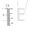 Engravable Asymmetrical Initial Necklace - E – Sterling Silver