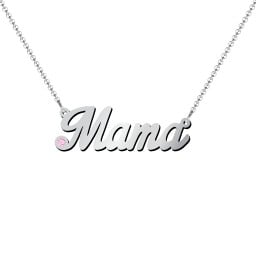 Personalised Birthstone Name Necklace