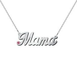 Personalised Birthstone Name Necklace