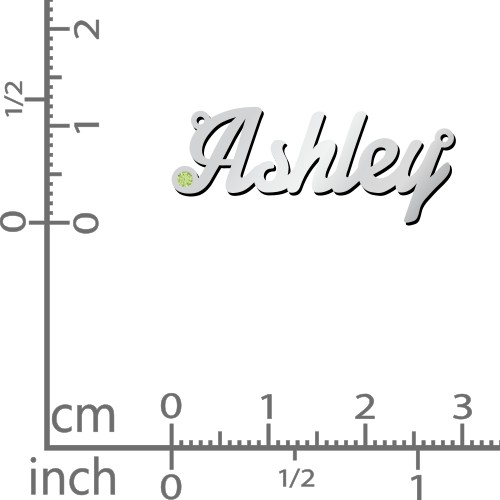 Personalised Birthstone Name Necklace