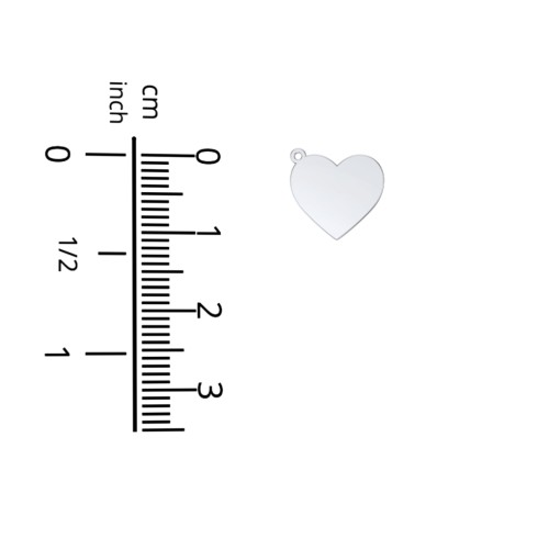 Engravable Hanging Hearts Necklace – Sterling Silver