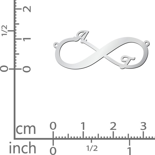 Engravable Two Name Infinity Necklace