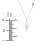 Lightning Bolt Charm Necklace with Gemstone – Sterling Silver with Diamond