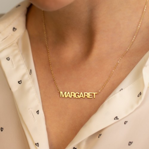Personalised Name Necklace – Sterling Silver
