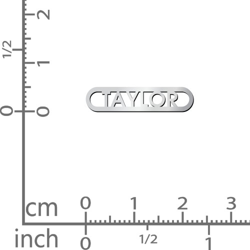 Framed Name Necklace with Paperclip Chain