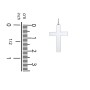 Classic Engravable Cross Charm