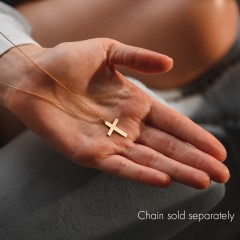 Classic Engravable Cross Charm