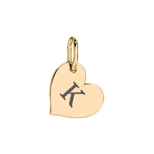 Initial Heart Charm