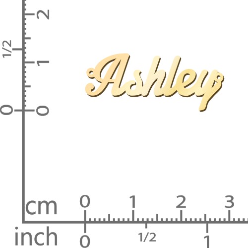 The Glamorous Name Anklet – 18K Gold Plated Silver