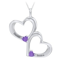 Fusion Hanging Hearts Pendant